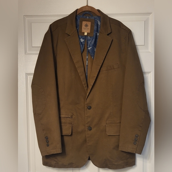 Men's Territory Ahead Brown Sports Jacket Size Large